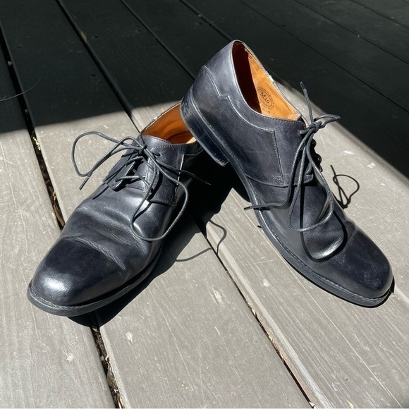 [10] John Fluvog Men’s Rare Vintage Black Dress Shoes Completely Refurbished - Picture 6 of 12